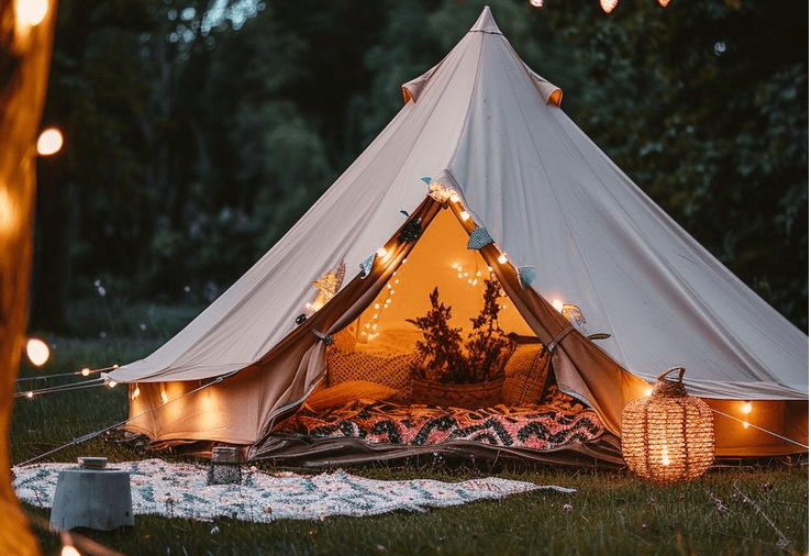 Hosting your guests in tents : The ultimate trend for 2025?